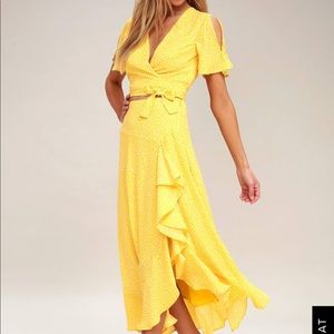 Yellow Two Piece Dress